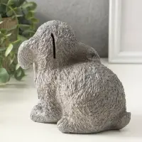 Копилка "Серый зайка" 15 см