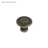 Ручка-кнопка ТУНДРА VINTAGE 011, цвет бронза