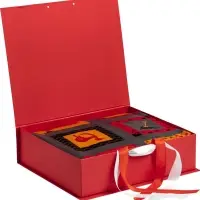 Коробка на лентах Tie Up, красная