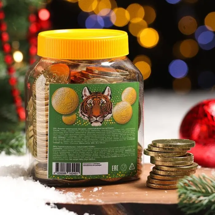 Кондитерское изделие "Символ года" в банке, 6 г