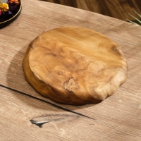 Менажница "Раковина"  дерево Джати, 24х24х3 см, цв. коричневый