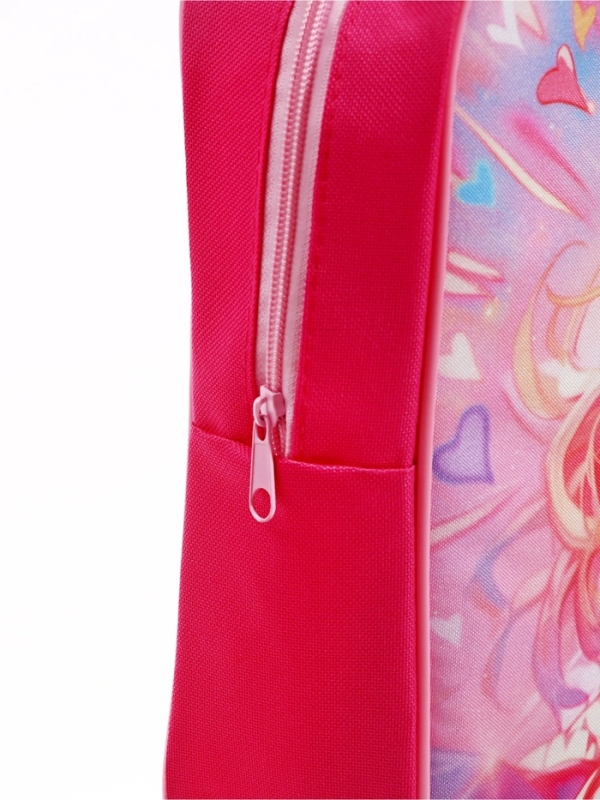 Папка с ручками текстильная А4, 360&times;245&times;70 мм, Calligrata TOP &laquo;В розовых очках&raquo;