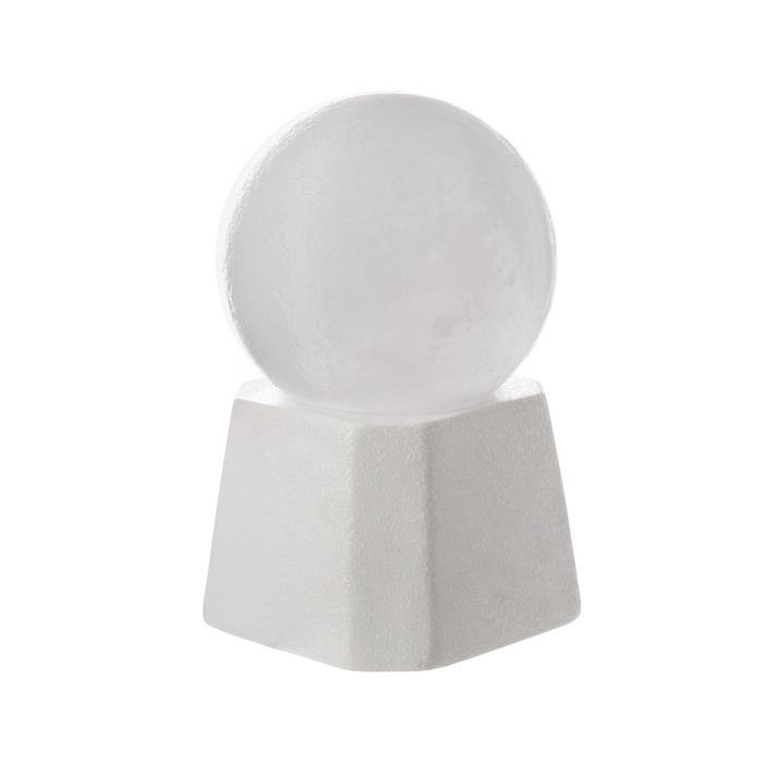 Лампа настольная "Полная луна"LED 1х40Вт Е27 белый 12х12х21см