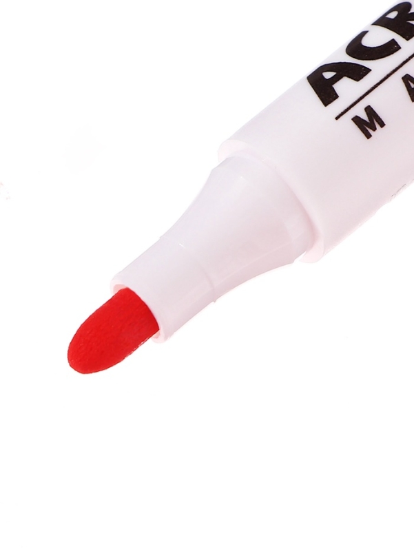 Набор акриловых маркеров 12 цветов в пластиковом тубусе