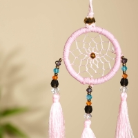 Ловец снов 4х20 см. розовый