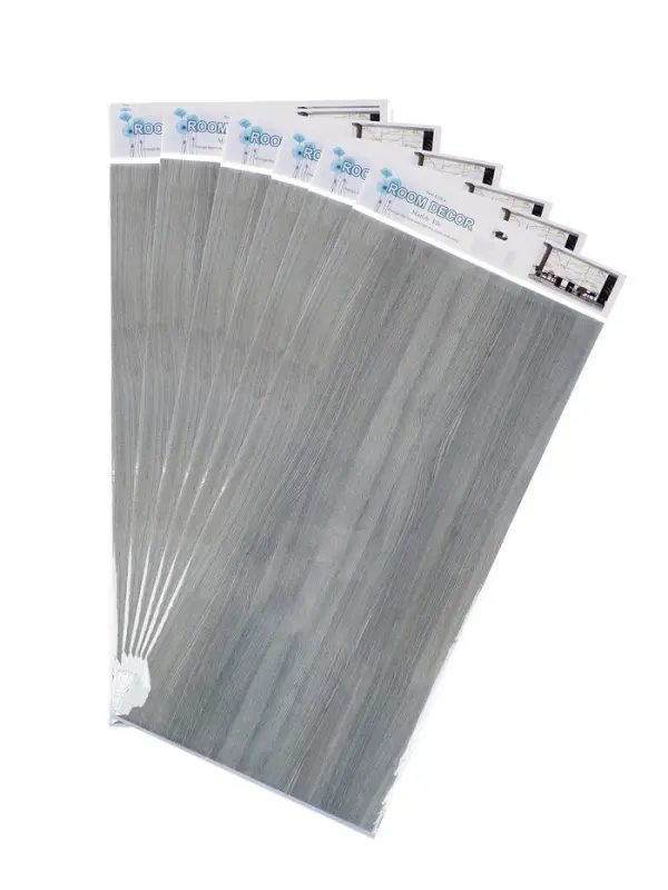 Набор панелей самоклеящихся 15 шт , 60х30, доска светлая