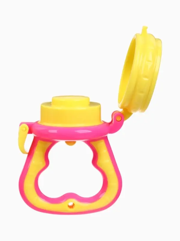 Ниблер (соска для прикорма), с силиконовой сеточкой "Принцесса", цвет розовый