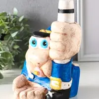 Копилка для денег &laquo;Добрый гаишник&raquo;, гипс, 22.5&times;18&times;15 см