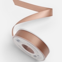 Лента атласная двухсторонняя №812 20мм*25&plusmn;1м телесный TR