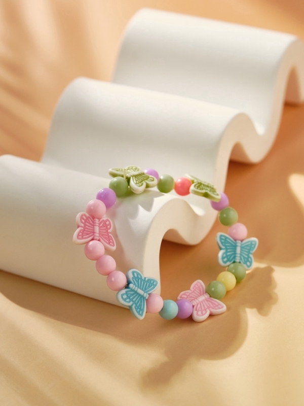 Браслет детский &laquo;Выбражулька&raquo; бабочки порхающие, МИКС