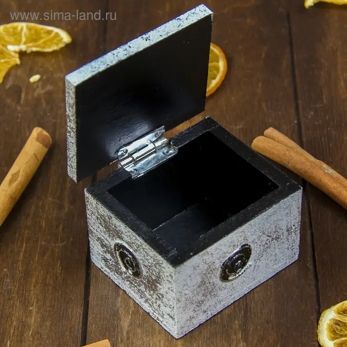 Шкатулка "Сердце" 7х6х5 см, МДФ