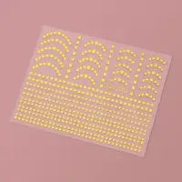 Наклейки для ногтей &laquo;Бусинка&raquo;, металлизированные, цвет золотистый