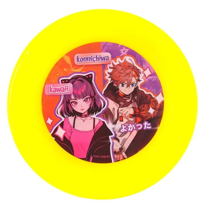 Фрисби, летающая тарелка &laquo;Аниме&raquo;, 18 см, в шоубоксе, МИКС