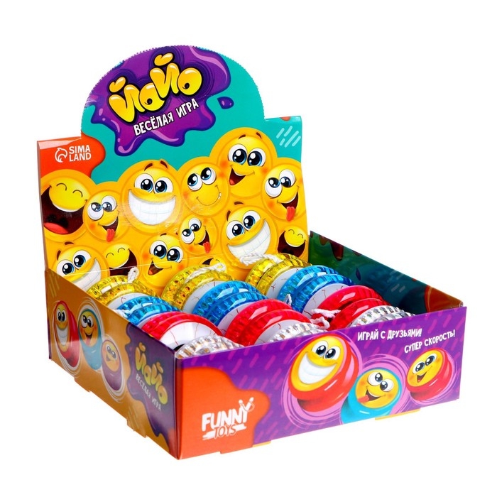 Йо-Йо &laquo;Глаз&raquo;, световой, цвета МИКС