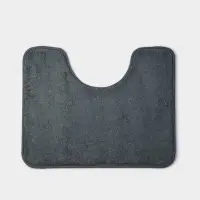 Коврики для ванной и туалета Доляна &laquo;Софт&raquo;, 2 шт: 40&times;50 см, 50&times;80 см, цвет серый