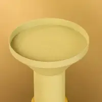 Подсвечник на 1 свечу текстурный &laquo;Оливковый&raquo;, 10.5&times;10.5&times;19.5 см