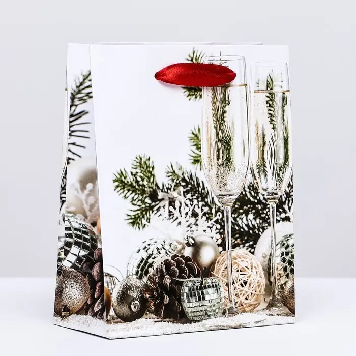 Пакет ламинированный &laquo;Новогоднее утро&raquo; 11.5&times;14.5&times;6 см