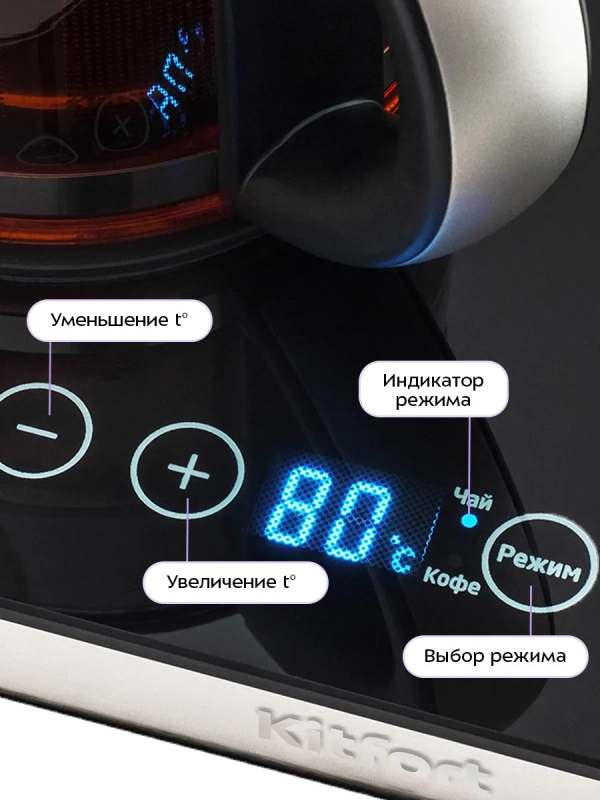 Электрический чайный набор KT-635 - 2200 Вт