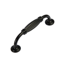 Ручка-скоба ТУНДРА PC176BL, м/о 96 мм, цвет чёрный, 4 шт TMP