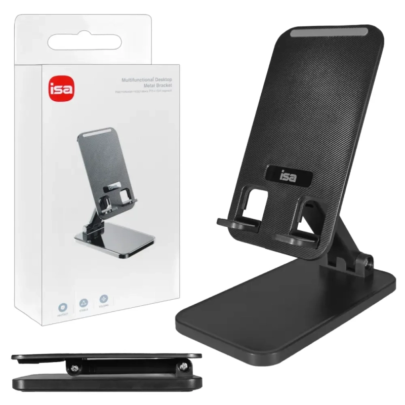 Настольная подставка PH-4 ISA черный IS124118