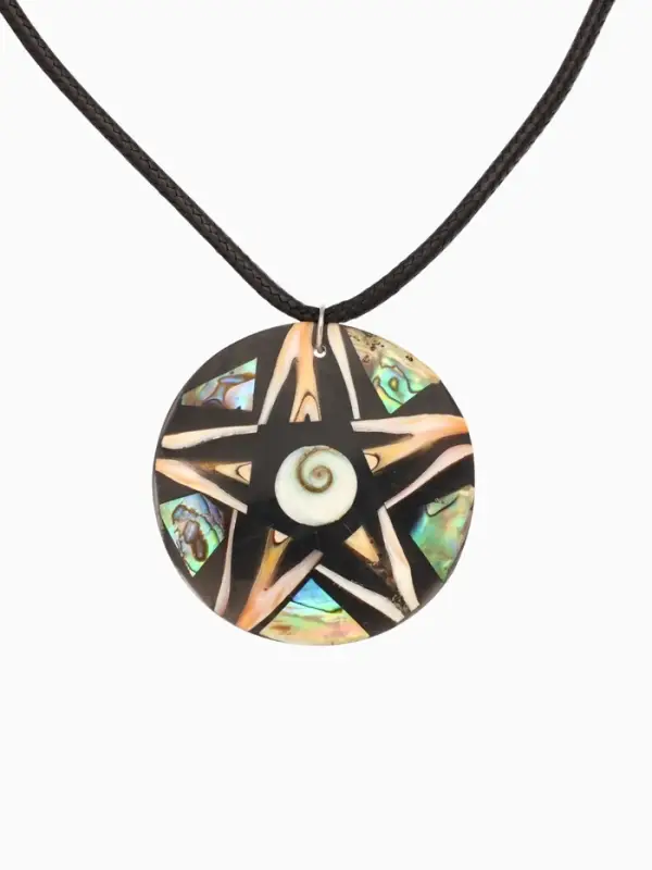 Кулон "Звезда" ракушка 25 см