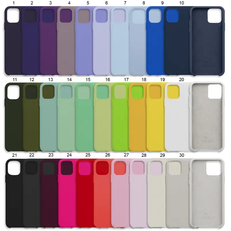 Чехол iPh 11 Silicon Сase APL WS (с лого)