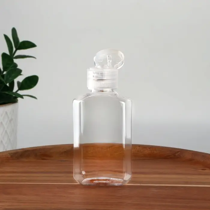 Бутылочка для хранения, 65 мл, фасовка 5 шт., прозрачная