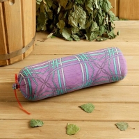 Валик со стружкой можжевельника, сувенирная, 10&times;28 см, микс