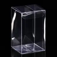 Складная прозрачная коробка из PVC, для упаковки подарков, 5&times;5&times;8 см