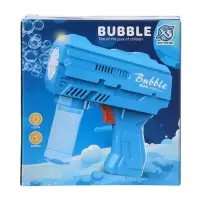 Генератор мыльных пузырей &laquo;Пистолет&raquo;, световые эффекты, работает от батареек, синий
