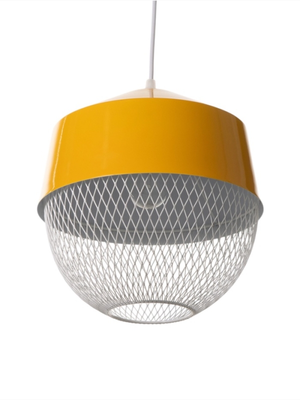 Светильник Lea 1х40Вт Е27 рапсово-жёлтый  26х26х32см