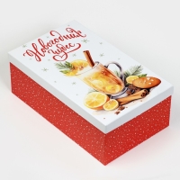 Набор коробок подарочных 15 в 1 &laquo;Уютный Новый год&raquo;, 12 х 7 х 4 см - 46.6 х 35.2 х 17.5 см, Новый год