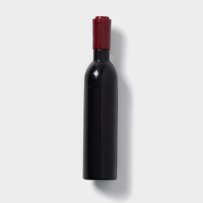 Штопор для вина Доляна &laquo;Бутылка&raquo;, 12&times;2,5 см, цвет чёрный