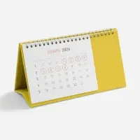 Календарь настольный Brand, желтый