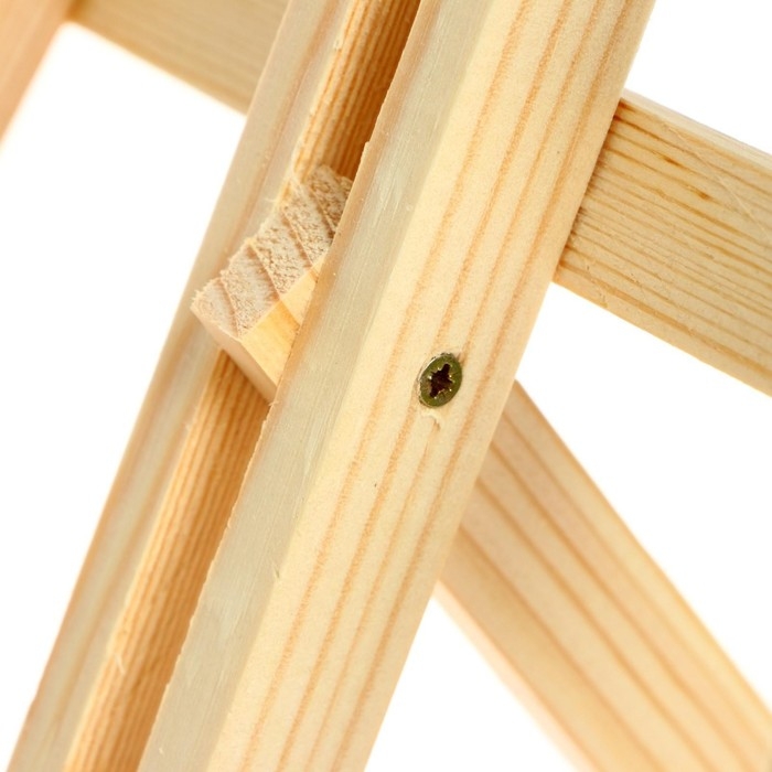 Мольберт настольный демонстрационный &laquo;Лира&raquo; 375 х 260 х 180 мм, (профиль 10 х 10 мм), неокрашенное дерево, Calligrata