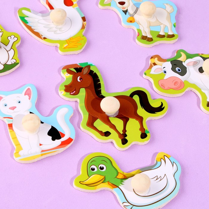 Рамка-вкладыш &laquo;Животные на ферме&raquo;