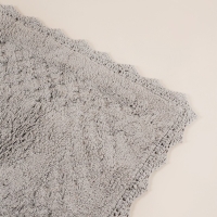 Коврики для ванной SL Home, 2 шт: 50&times;70 см, 60&times;100 см, цвет серый