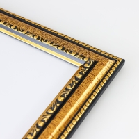 Фоторамка пластик "МИРАМ" 40х60 см золото (пластиковый экран)