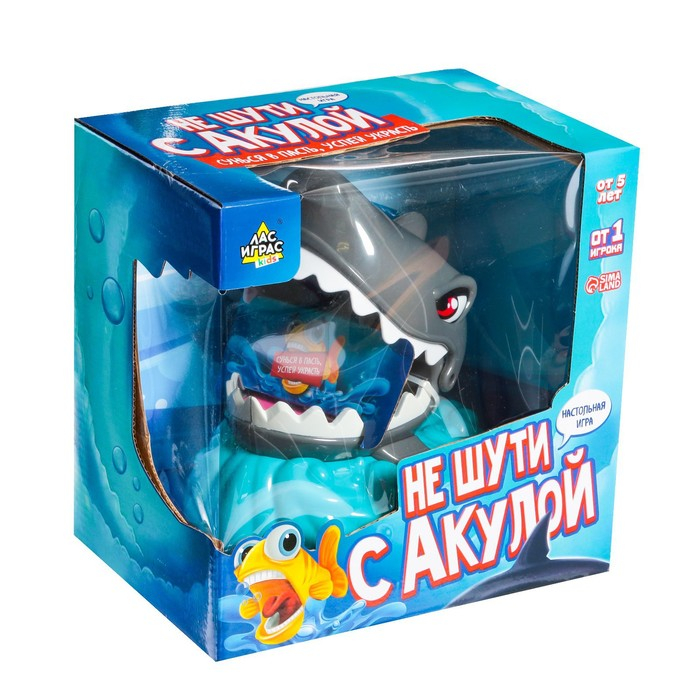 Настольная игра на ловкость &laquo;Не шути с акулой&raquo;, пасть открывается