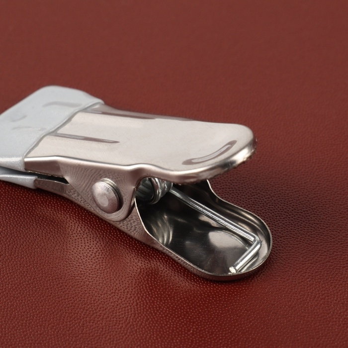 Зажимы для кожевника с насадкой, 5,5 &times; 2,3 см, металл, цвет разноцветный