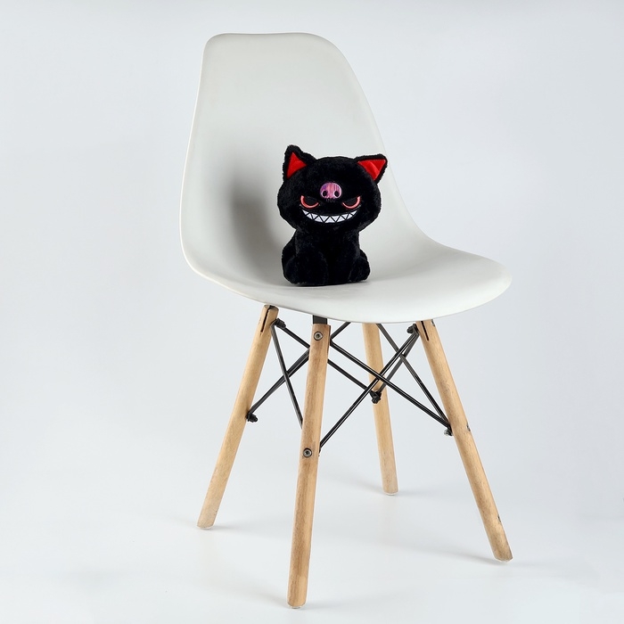 Мягкая игрушка &laquo;Кот&raquo;, 20 см, цвет чёрный