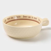 Кокотница керамическая &laquo;Мишка&raquo;, 550 мл, цвет бежевый