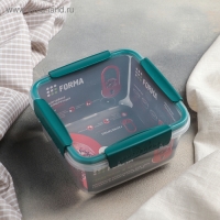 Контейнер пищевой герметичный Butterfly, 1,2 л, пластик, прозрачный, крышка МИКС