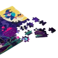 Пазлы светящиеся в темноте &laquo;Ночь колдовства&raquo;, 88 деталей