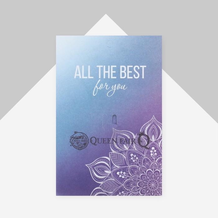 Брошь &laquo;Императрица&raquo; с подвеской, цвет сине-белый в золоте