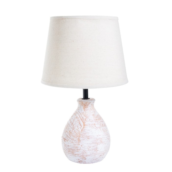 Настольная лампа "Магда" Е14 40Вт бежевый 20х20х33см RISALUX