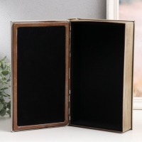 Шкатулка-книга металл, кожзам "Ван Гог. Горе длится вечно" 26х16х5 см