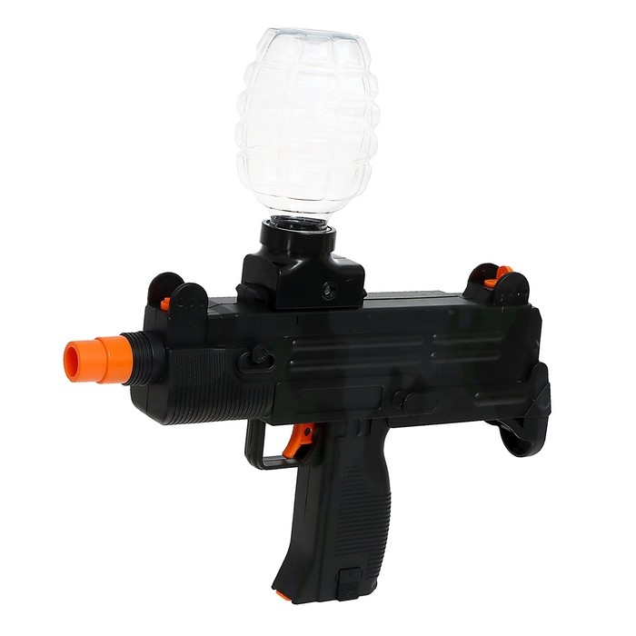 Автомат &laquo;Узи&raquo;, стреляет орбизами, работает от аккумулятора, МИКС