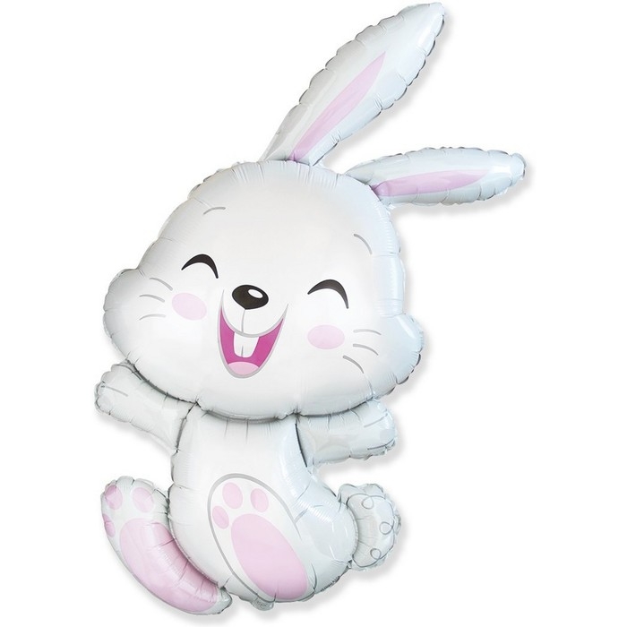 Шар фольгированный 44" &laquo;Зайка&raquo;, фигура