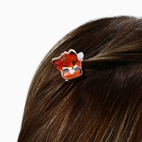 Краб для волос &laquo;Милый лисёнок&raquo;, 1 8 х 2 см